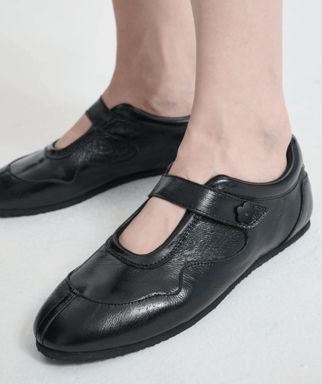 SNEAKERS TEXTURED LEATHER BLACK