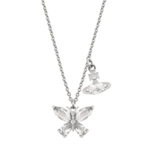 Vivienne Westwood Elianne Pendant Platinum White CZ