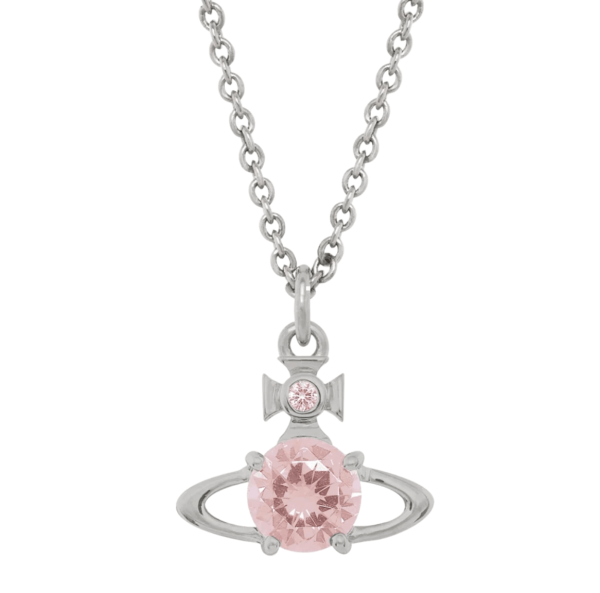 (W) Vivienne Westwood Reina Necklace Silver Champagne
