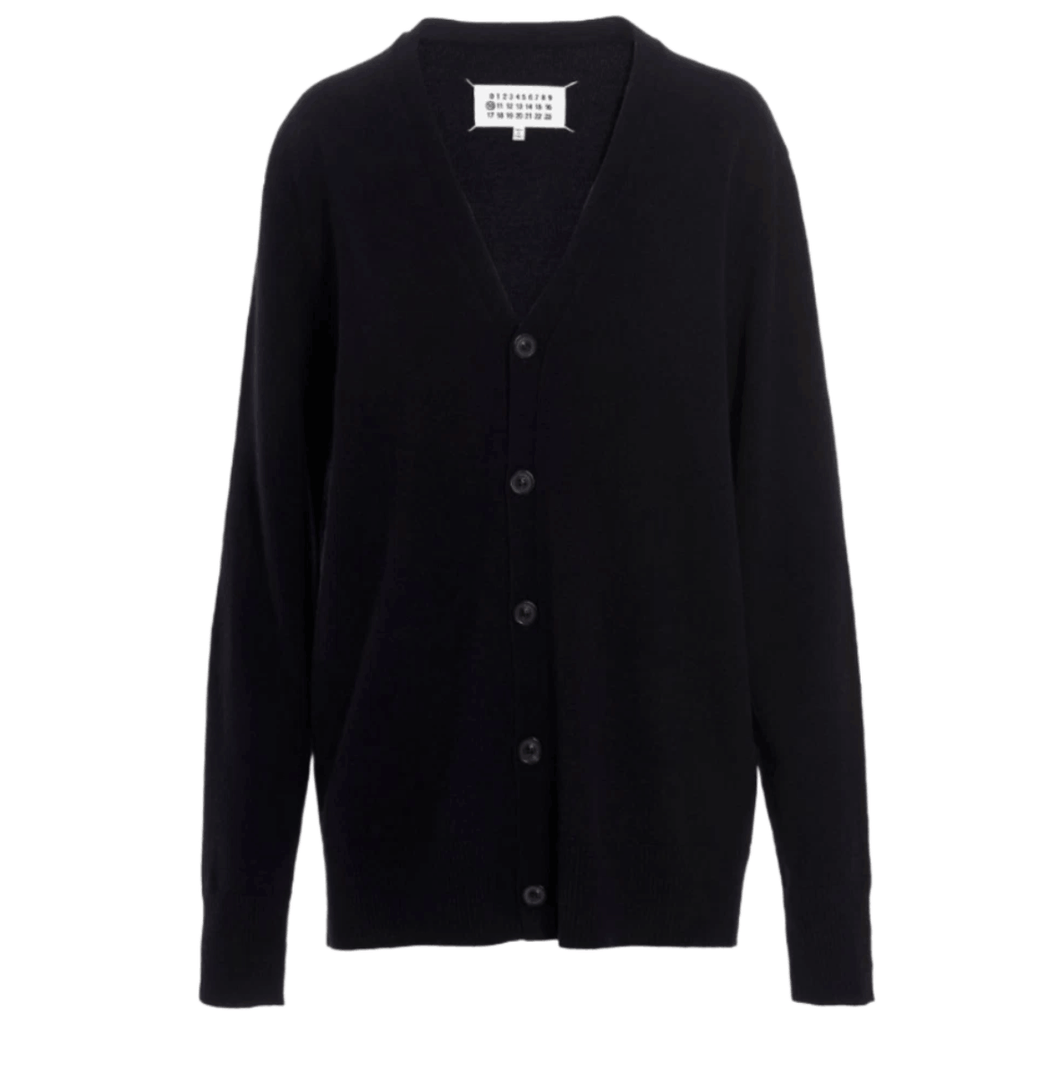 Maison Margiela V-Neck Cardigan Dark Blue