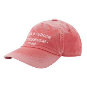 Acne Studios - Sprayed logo cap - Red