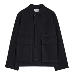 Lemaire Boxy Jacket Heavy Denim Black