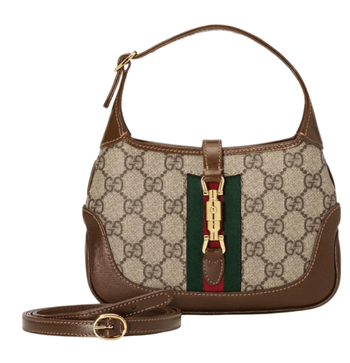 Gucci Jackie 1961 Mini Shoulder Bag Beige Ebony