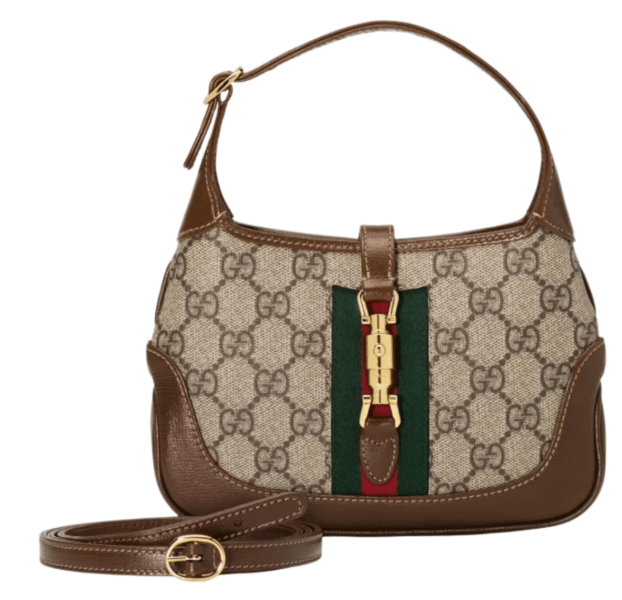 Gucci Jackie 1961 Mini Shoulder Bag Beige Ebony
