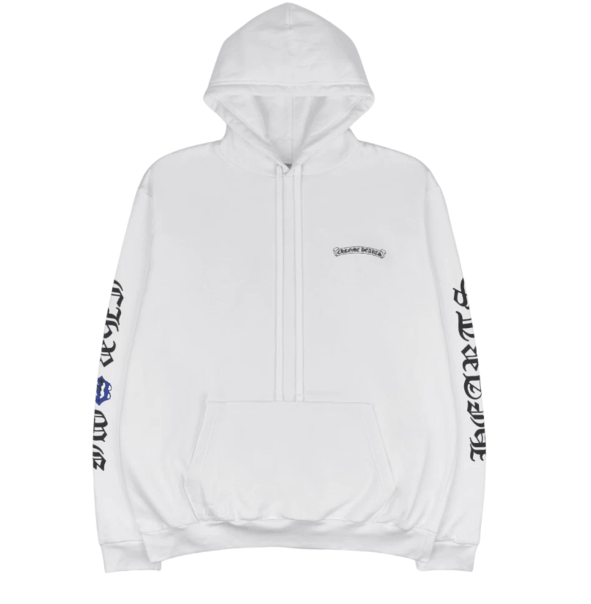 Chrome Hearts x Rolling Stones Hoodie White Blue
