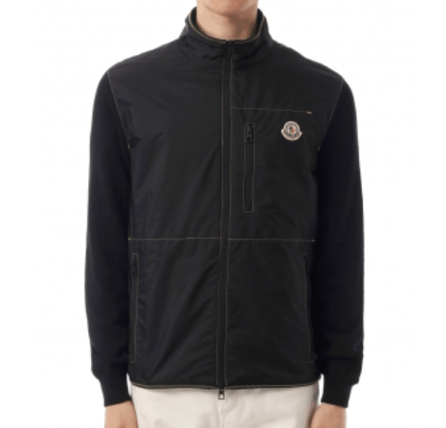 Moncler Zip mock-neck Jacket Black 