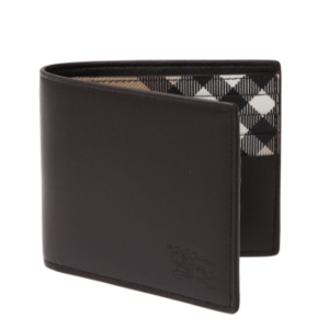Burberry Leather Bifold Wallet Brown