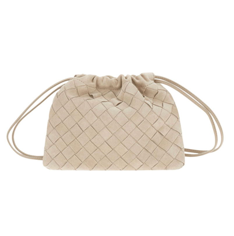 Bottega Veneta Dust Small Beige Bucket Bags