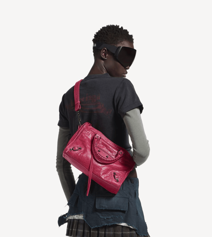 Le City Bag Small in Framboise