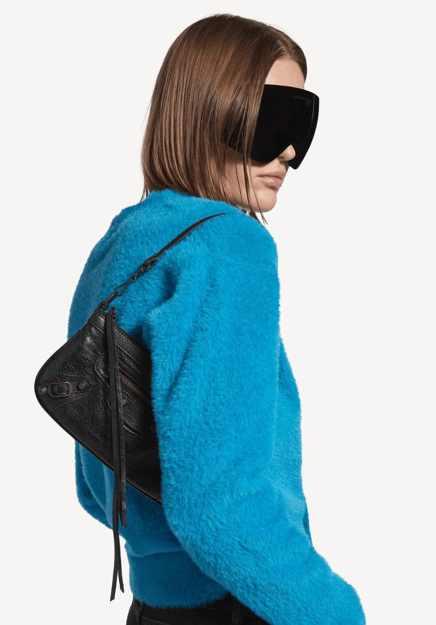 Le City Pouch On Strap in Black
