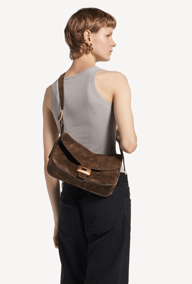 Clicca Shoulder Bag Medium in Muscade