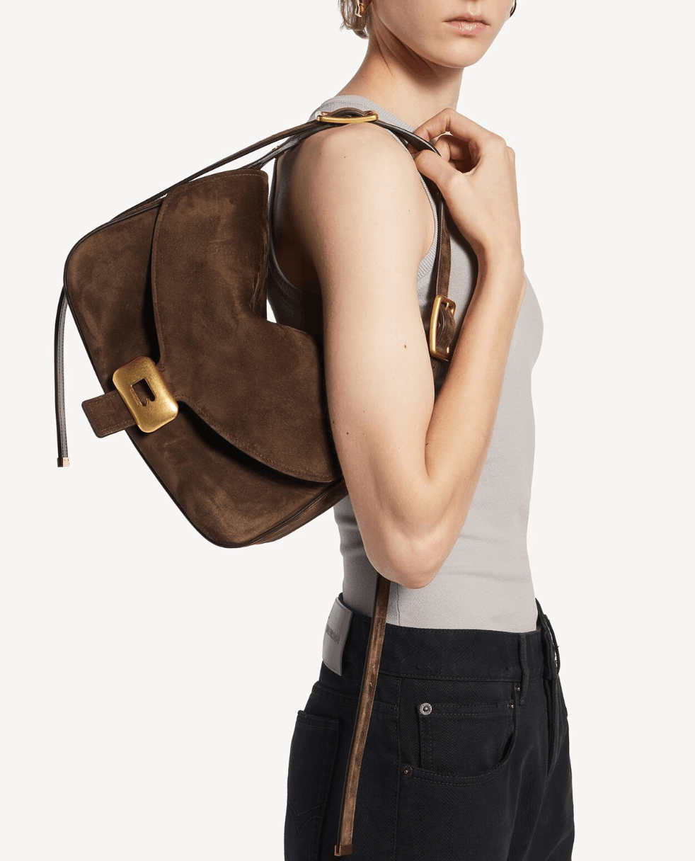 Clicca Shoulder Bag Medium in Muscade
