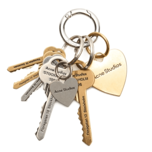 Acne Studios Multi Key Chain Gold/Silver