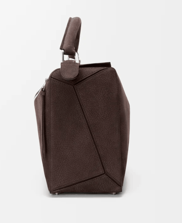 Large Puzzle bag in grained nubuck Brown