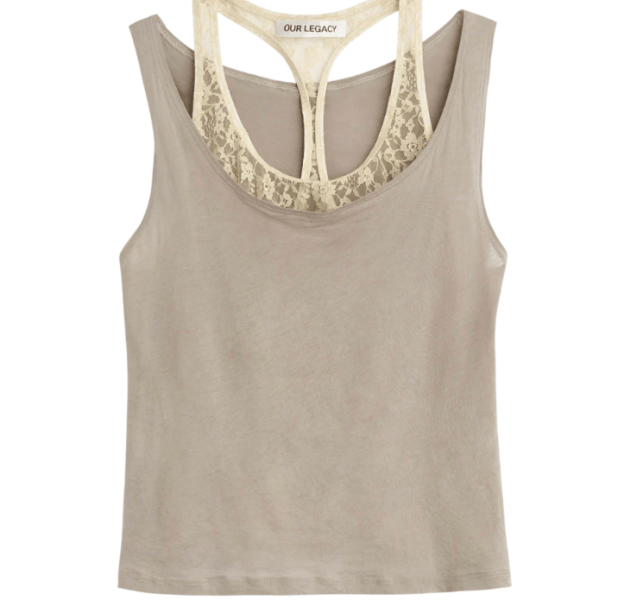 SWIM TANK Velvet Sand Airveil Cotton