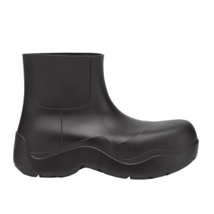 (W) Bottega Veneta Puddle Ankle Boots Black