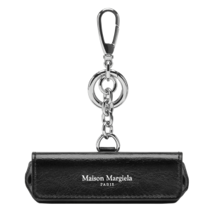 Maison Margiela Leather Lipstick Holder Charm Black