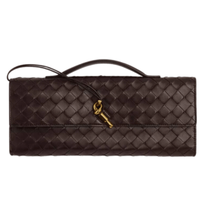 Bottega Veneta Andiamo Clutch With Handle Fondant