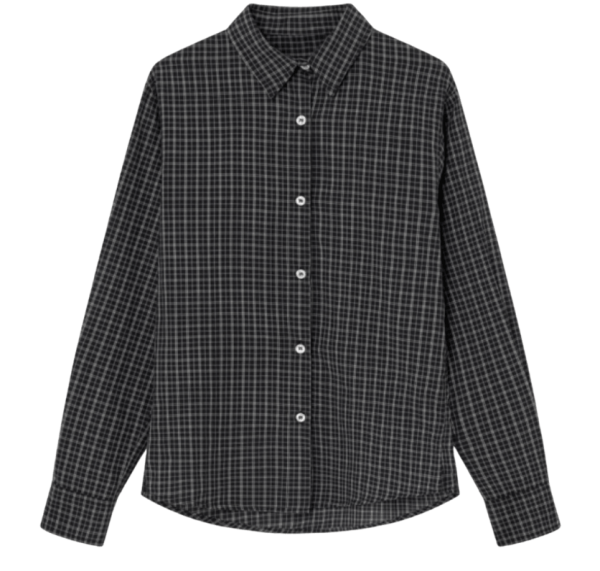 LAURA SHIRT CHECKS BLACK