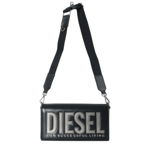 DIESEL BISCOTTO SHOULDER BAG BLACK