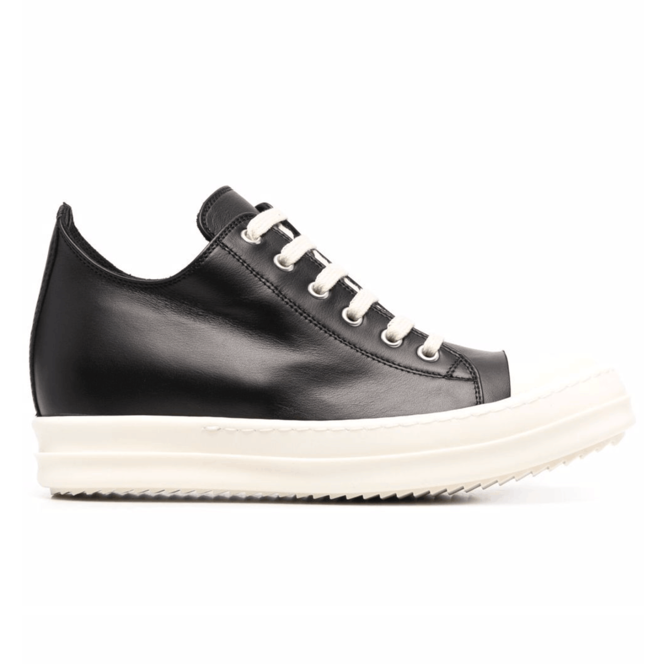 RICK OWENS LOW SNEAKERS LPO BLACK/MILK (WOMEN)