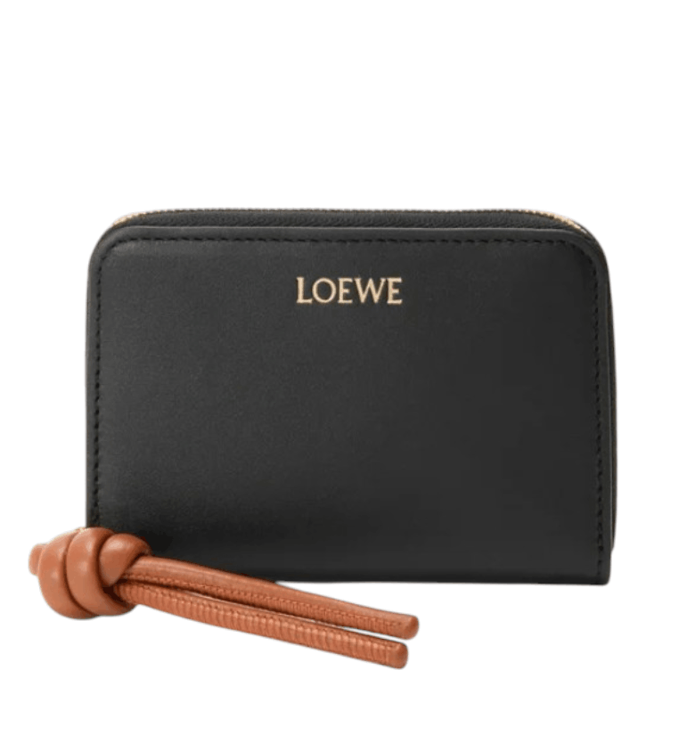 Zipped coin purse in shiny nappa calfskin Multicolor
