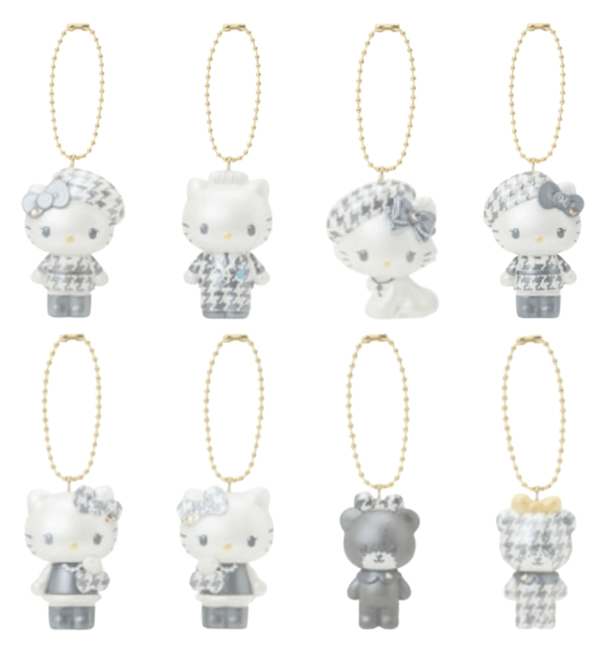 Sanrio Hello Kitty Monochrome Girly Twin Coordinate Secret Mascot Charm (1 Blind Box)