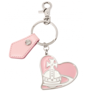 ORB HEART KEYRING pink