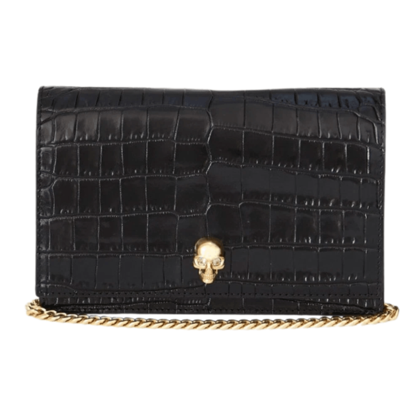 Alexander McQueen Small Skull Bag Black