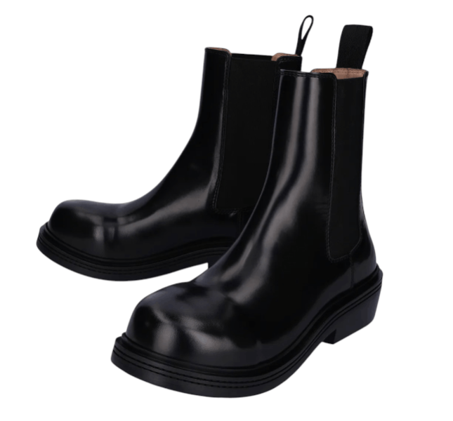Fireman brushed leather chelsea boots