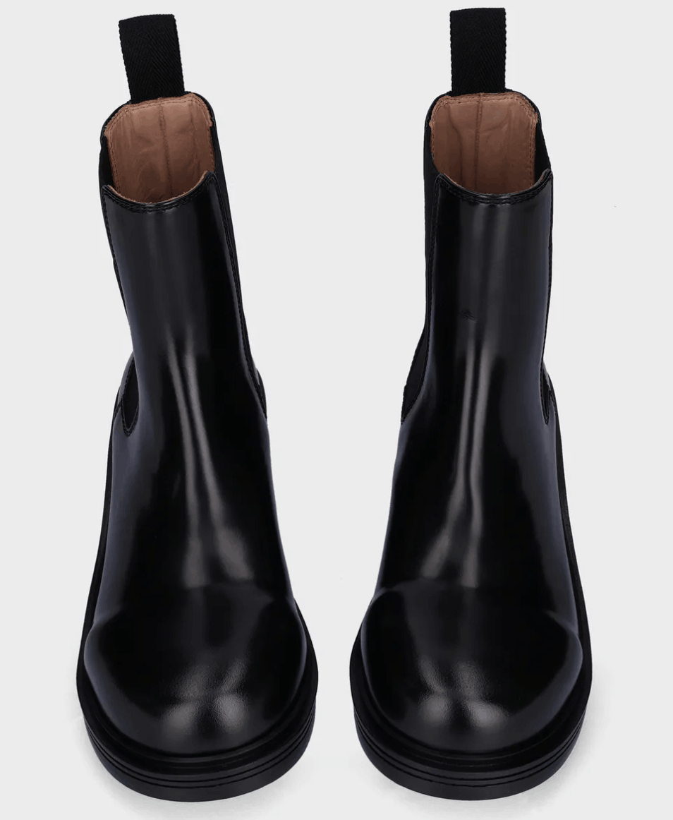Fireman brushed leather chelsea boots