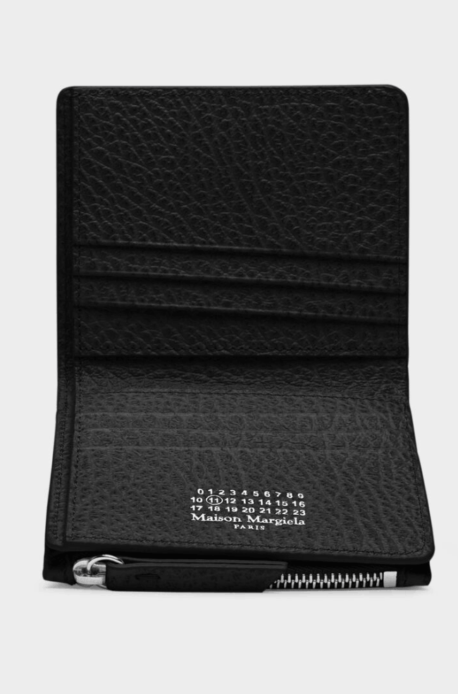 Black Leather Money Wallet