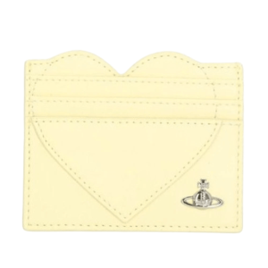 Vivienne Westwood Heart Card Holder Neon Yellow
