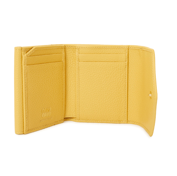 Miu Miu Short Wallet Yellow