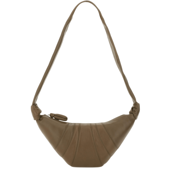 SMALL CROISSANT BAG IN LEATHER