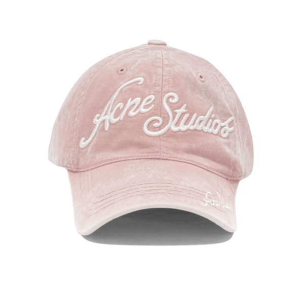Embroidered logo cap - Faded pink