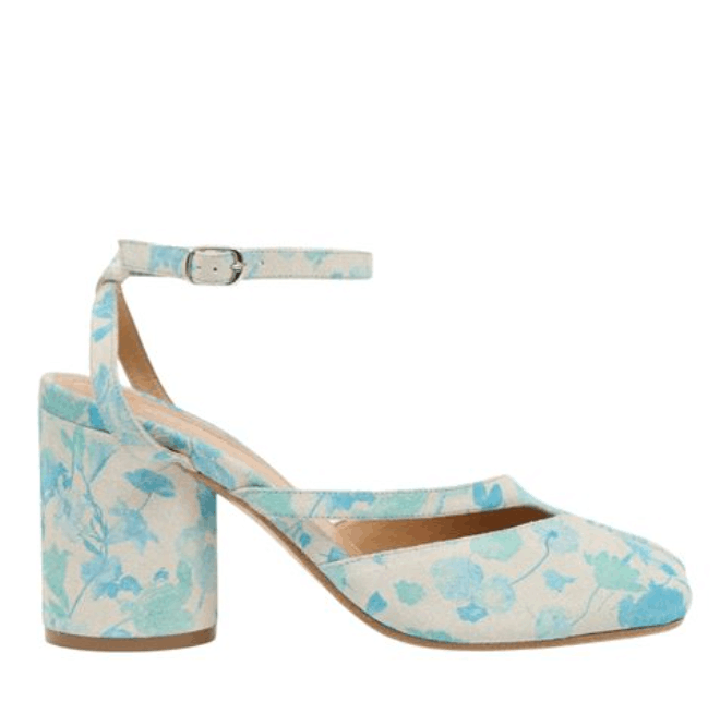 Designer White Tabi Sandal Pump