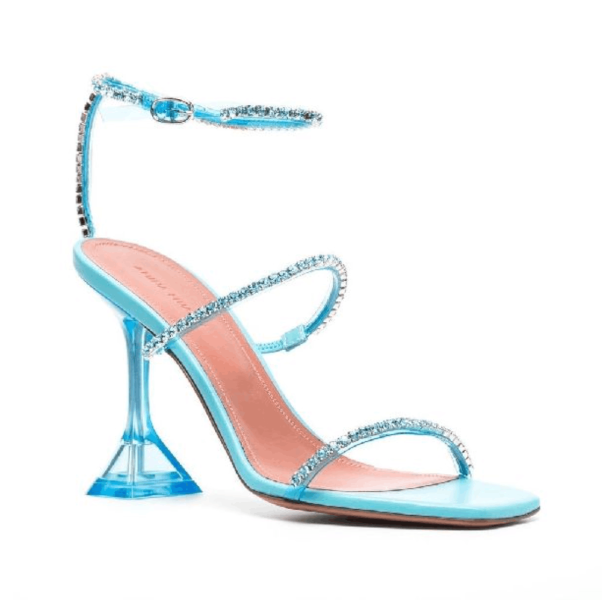 Blue Rhinestone 'Gilda' Heels 