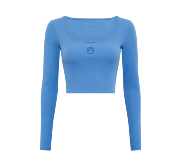 Marine Serre Blue Long Sleeve