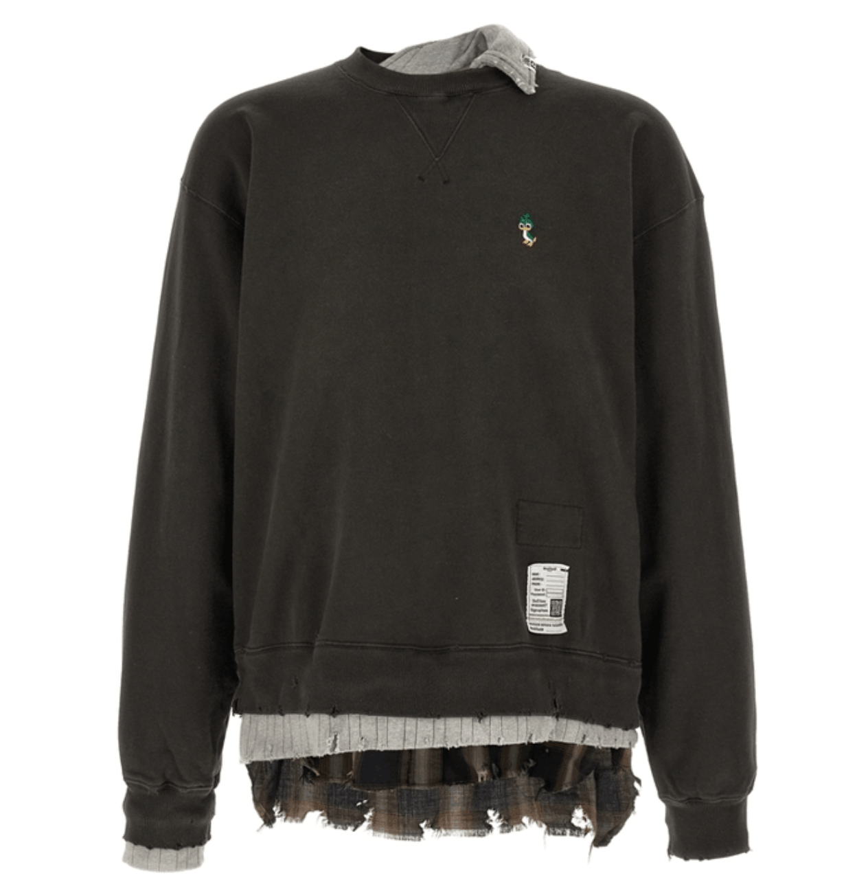 Maison Mihara Yasuhiro Three layer sweatshirt 