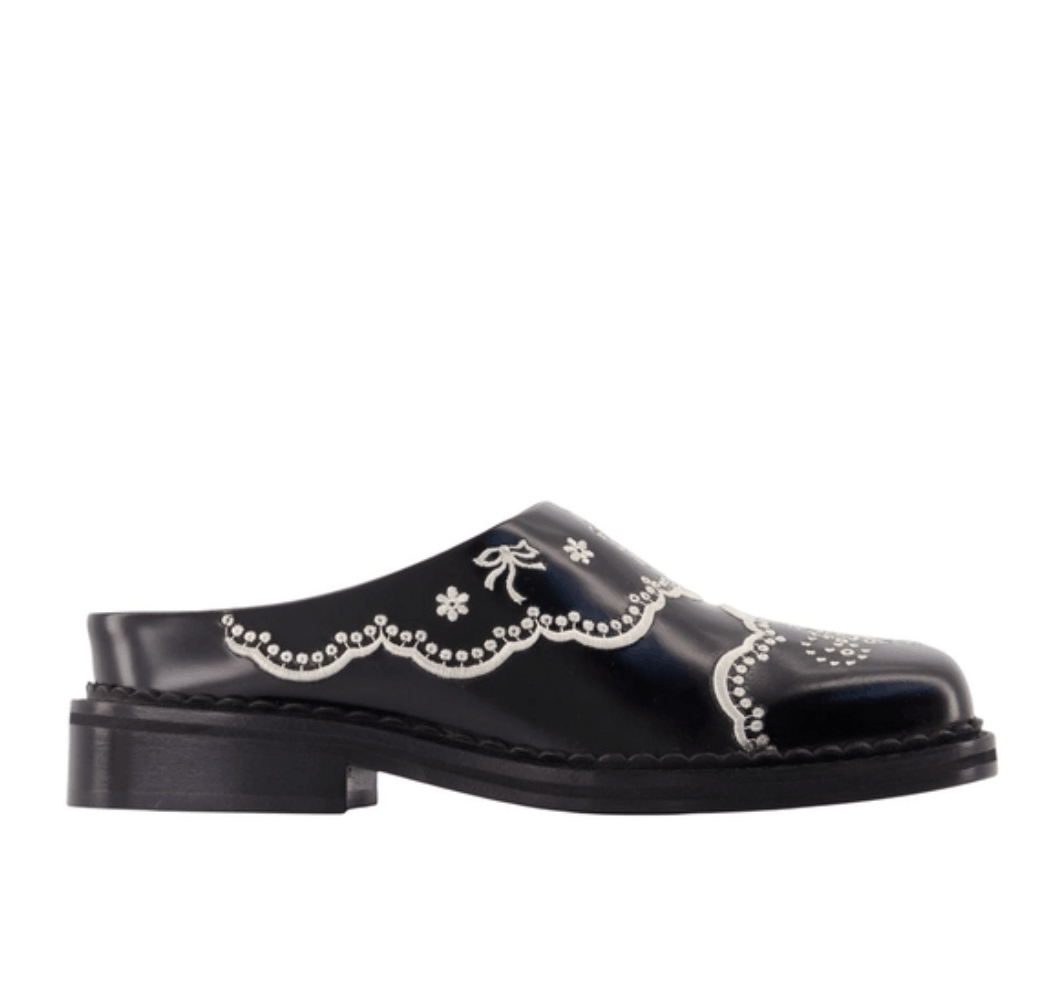 Floral Lace Mule