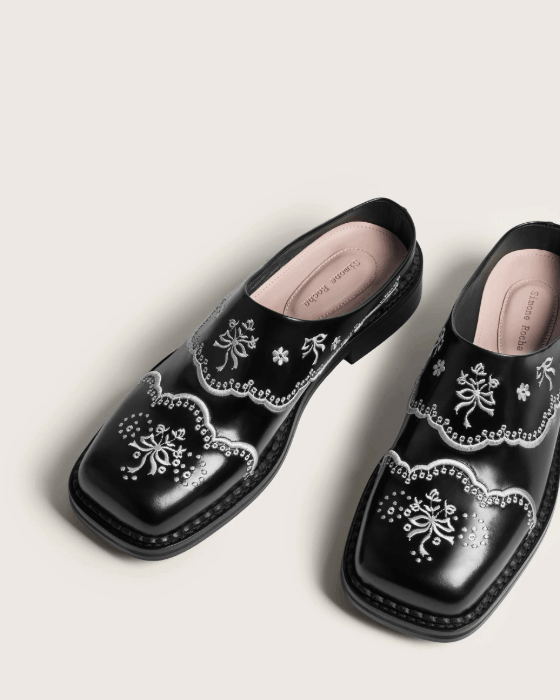 Floral Lace Mule