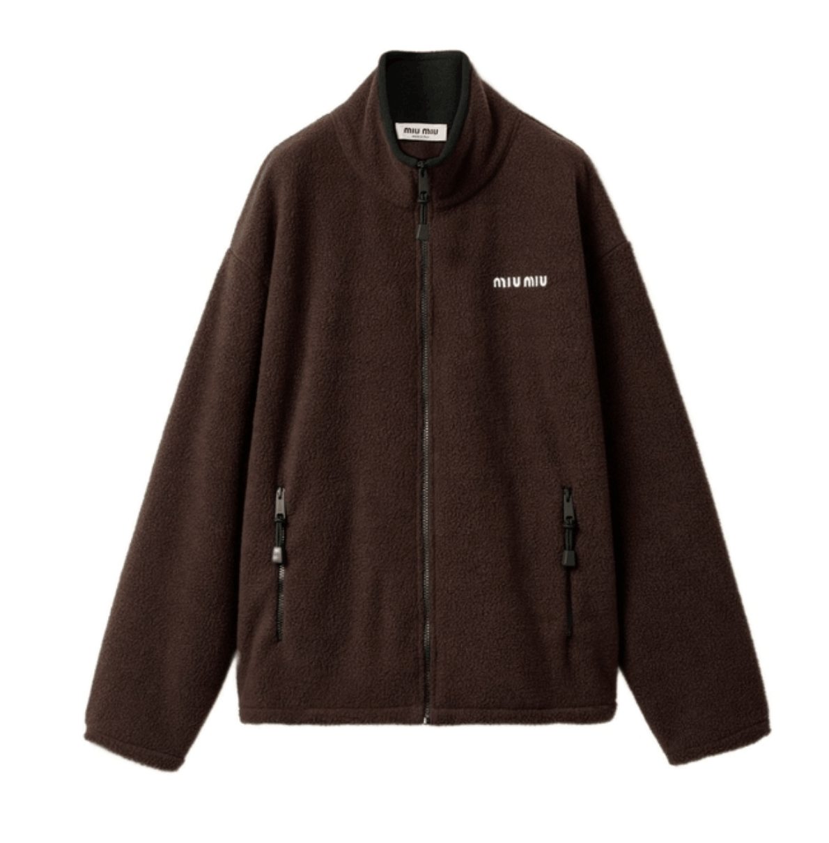 Ebony Fleece Zipper Jacket