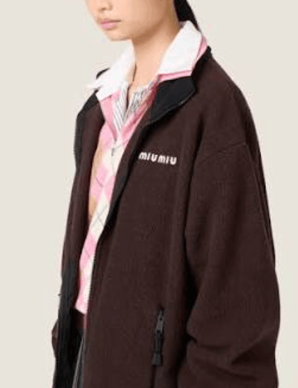 Ebony Fleece Zipper Jacket