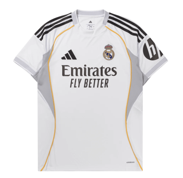 Adidas Real Madrid 2025/26 Home Jersey White - KR Sizing (Non Marking Ver.)