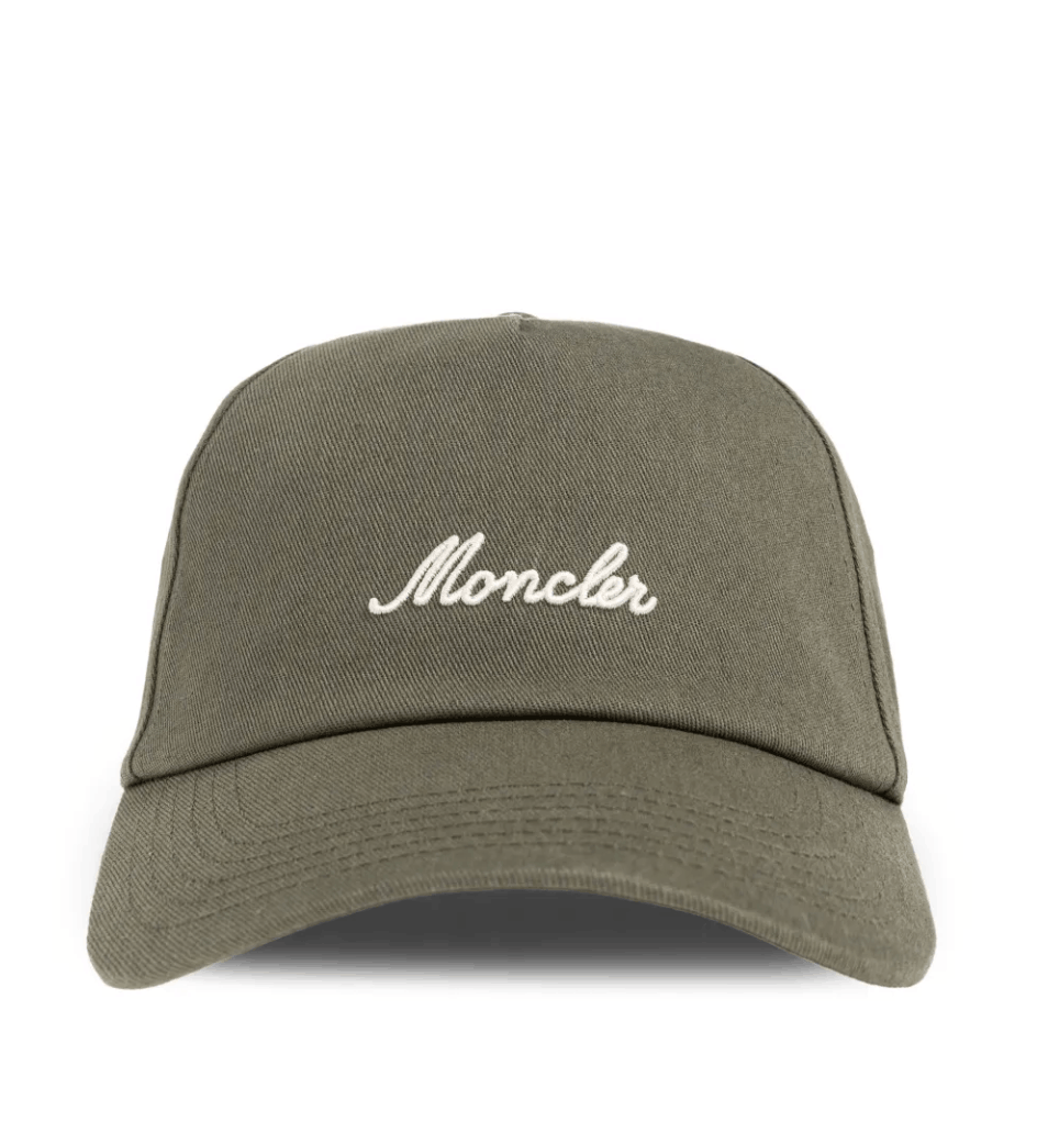 Logo cotton baseball cap - KHAKI