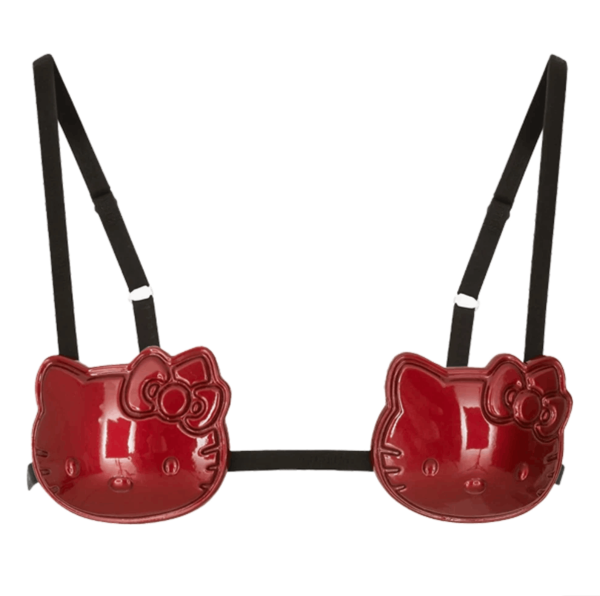 (W) GCDS x Hello Kitty Cups Bra Bordeaux