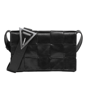 Bottega Veneta Small Leather Cassette Black