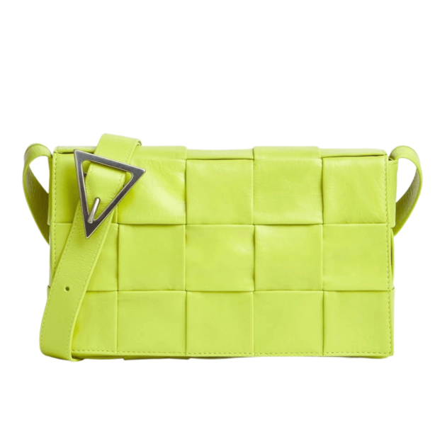 Bottega Veneta Leather Cassette Kiwi