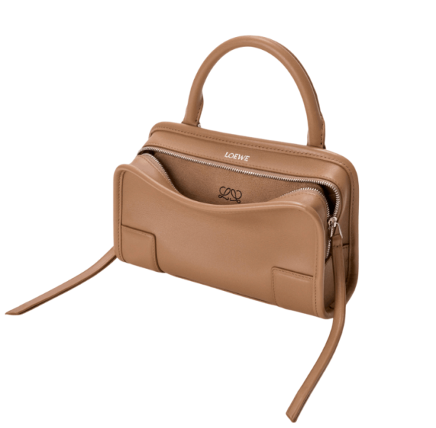 Loewe Mini Amazona 180 Bag in Soft Calfskin Mocha